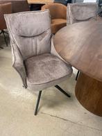 LEEGVERKOOP ARMSTOEL POCKETVERING SAVONA ARM TAUPE ! SALE, Ophalen, Overige kleuren, Nieuw, Stof