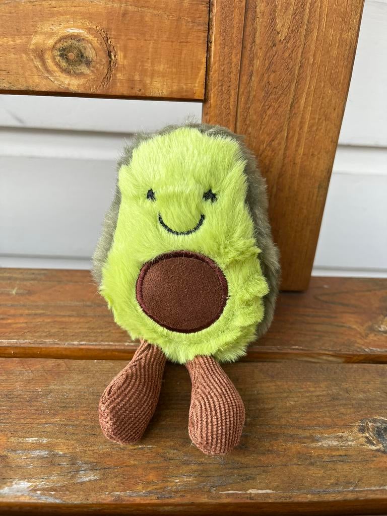 Schattig avocado knuffel kawaii, Ophalen of Verzenden, Zo goed als nieuw, Overige typen