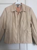Another Woman creme imitatie leren jasje mt 42., Beige, Maat 42/44 (L), Ophalen of Verzenden, Zo goed als nieuw