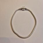 Ohmbeads armband voor bedels, 23cm, Ophalen of Verzenden, Zo goed als nieuw, Zilver, Zilver