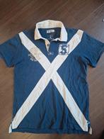 Herenpolo blauw mt XL, Blauw, Maat 56/58 (XL), Ophalen of Verzenden, Gedragen