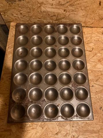 Poffertjes plaat - 35 dops 35x48cm beschikbaar voor biedingen
