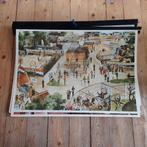 Lucky Vintage de Ruijter set van 18 vintage schoolplaten, Verzamelen, Foto's en Prenten, Ophalen, Voor 1940, Overige onderwerpen