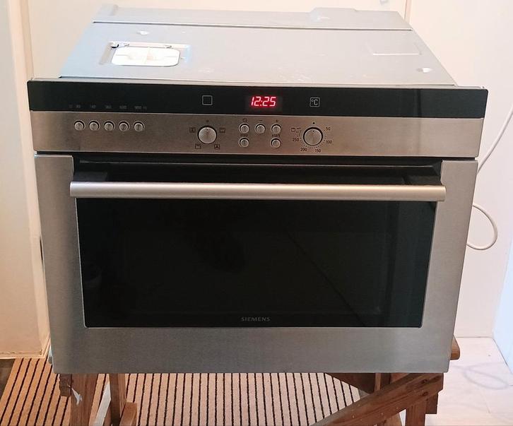 Siemens 45cm inbouw combimagnetron hetelucht E-nr: HB84K550N, Witgoed en Apparatuur, Magnetrons, Gebruikt, Inbouw, Combimagnetron