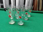 Sinalco glazen origineel en oud 11 stuks, Ophalen of Verzenden, Zo goed als nieuw, Bierglas