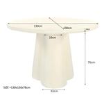 Nieuwe Brix Clubbs eettafel - vaste prijs!, Ophalen, Overige materialen, 100 tot 150 cm, Rond