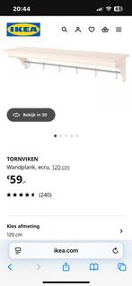 Wandplank tornviken 120 cm (IKEA), Ophalen of Verzenden, Zo goed als nieuw