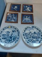 Antieke Delfts Blauw Tegels en Borden, Antiek en Kunst, Ophalen of Verzenden
