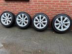 Toora Aluminium Velgen 7jx16 4x100 ET43 met Zomerbanden, Auto-onderdelen, Banden en Velgen, Ophalen, Gebruikt, 16 inch, Banden en Velgen