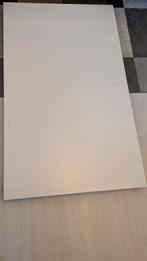 Witte tafel in goede staat, Huis en Inrichting, Tafels | Eettafels, Ophalen, Zo goed als nieuw, Rechthoekig, 100 tot 150 cm