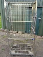 Rolcontainer 60 x 80 x 180, Doe-het-zelf en Verbouw, Transportwagens, Ophalen, Gebruikt, Transportkar