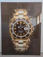 Glasschilderij Rolex 60x80 cm, Ophalen of Verzenden