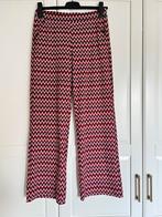 Studio anneloes marilon zigzag broek L rood/fuchsia/zwart, Kleding | Dames, Broeken en Pantalons, Kort, Maat 42/44 (L), Ophalen of Verzenden