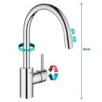 Grohe Concetto Keukenmengkraan Chroom (Nieuw), Doe-het-zelf en Verbouw, Sanitair, Ophalen of Verzenden, Nieuw, Chroom, Kraan