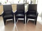 Eetkamerstoelen, Huis en Inrichting, Ophalen, Overige materialen, Gebruikt, Zwart