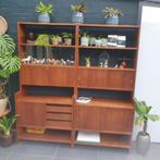 Teak buffet kast .(van Poul Cadovius KLM wandmeubel), Met deur(en), 50 tot 100 cm, 25 tot 50 cm, Teakhout