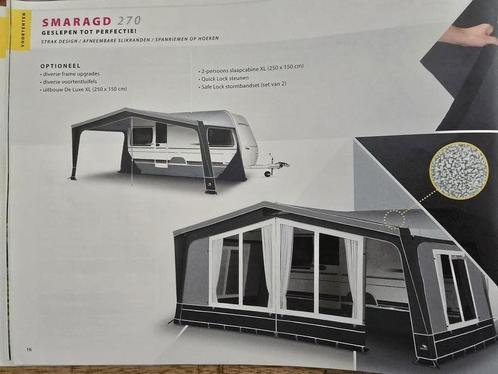 Voortent caravan - Smaragd 270 - omloop 10, Caravans en Kamperen, Voortenten en Luifels, Zo goed als nieuw, Ophalen