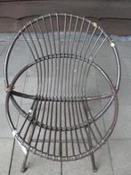 Vintage 2-rings rotan stoeltje van Rohé Noordwolde, bruin ge, Verzamelen, Huis en Inrichting, Ophalen