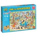 Jan van Haasteren Junior: De Vrijmarkt 240 stukjes, Ophalen of Verzenden, Minder dan 500 stukjes, Nieuw, Legpuzzel