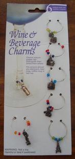 6 Wine & Beverage Charms, Huis en Inrichting, Ophalen of Verzenden, Zo goed als nieuw