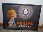 Mooie originele Philips Argenta gloeilamp reclame uit 1935, Verzamelen, Merken en Reclamevoorwerpen, Ophalen of Verzenden, Gebruikt