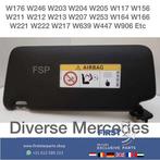 Zonneklep Mercedes W176 W246 W204 W205 W212 W207 W117 W156 >, Ophalen of Verzenden, Gebruikt, Mercedes-Benz