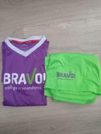 Sporttenue Bravo!college Budel maat S, Kleding | Heren, Sportkleding, Ophalen, Zo goed als nieuw, Overige kleuren, Overige typen