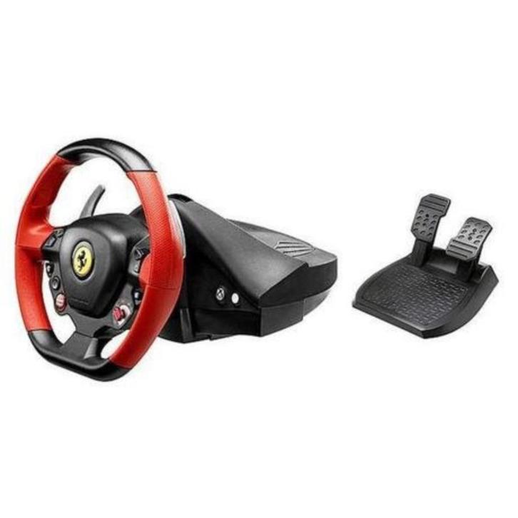 Ferrari 458 Spider stuur + Wheel stand voor Xbox One, Spelcomputers en Games, Spelcomputers | Xbox | Accessoires, Gebruikt, Xbox Original