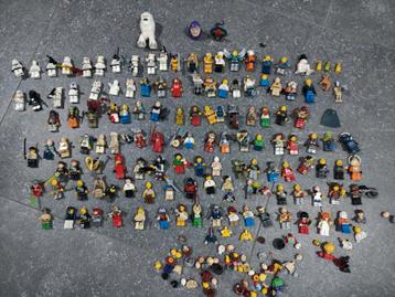 Partij ca 125 Lego minifigs minifigures o.a. Star Wars beschikbaar voor biedingen