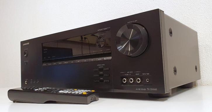 Receiver Onkyo TX-SR444 - 7.1 (65W) 4xHDMI, Bluetooth, USB, Audio, Tv en Foto, Versterkers en Receivers, Gebruikt, 7.1, 120 watt of meer