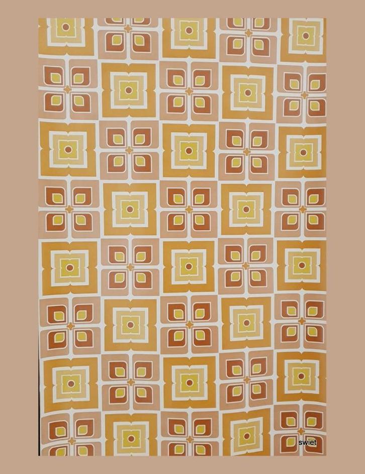 6978 Vintage retro oud barok bloemetjes behang behangpapier, Huis en Inrichting, Stoffering | Behang, Verzenden