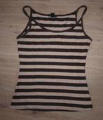 Bruin Gestreepte Top H&M (M), Maat 38/40 (M), H&M, Bruin, Ophalen of Verzenden
