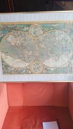 Ingelijste puzzel wereldkaart, Ophalen of Verzenden