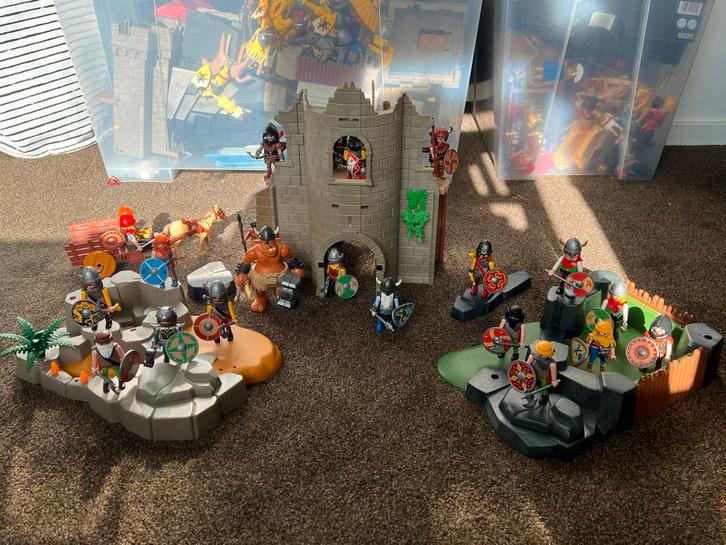 Playmobil Vikingen Set fort, Kinderen en Baby's, Speelgoed | Playmobil, Gebruikt, Los playmobil, Ophalen of Verzenden