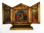 Drieluik Icoon Triptiek Bladelintriptiek Middelburg Altaar, Antiek en Kunst, Ophalen of Verzenden