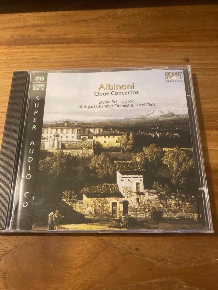Albinoni - Oboe Concertos (SACD / Stefan Schilli /Nicol Matt, Cd's en Dvd's, Cd's | Klassiek, Zo goed als nieuw, Kamermuziek, Barok