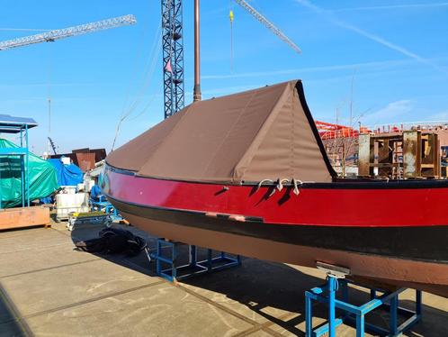 Zalmschouw,sloep.visboot 8,45x2,50 inboard42pk, Watersport en Boten, Motorboten en Motorjachten, Gebruikt, Staal, 6 tot 9 meter