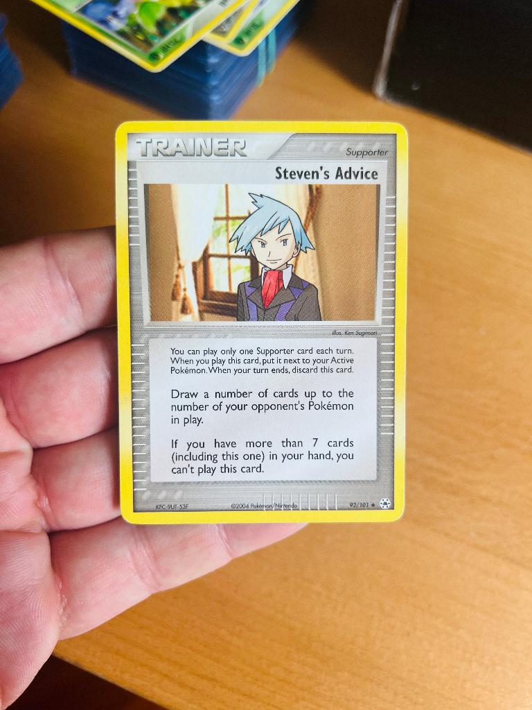 Steven’s Advice 92/101 Ex Hidden Legends Pokemon, Verzenden, Zo goed als nieuw, Losse kaart, Foil