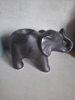 Leuke zwarte olifant waxinelichthouder / geurbrander, Overige materialen, Zwart, Ophalen of Verzenden, Zo goed als nieuw