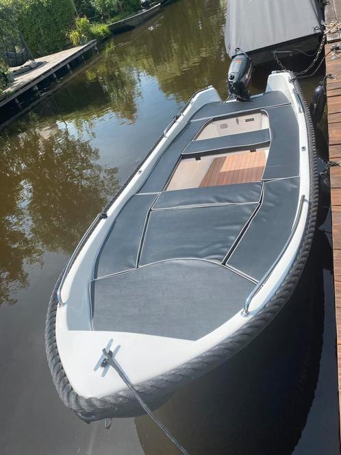 Amigo sloep 430 (uit 2019), Watersport en Boten, Sloepen, Gebruikt, Tot 10 pk, 3 tot 6 meter, Buitenboordmotor, Benzine, Polyester
