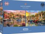 Gibsons - Sails st Sunset - 2x500 stukjes, Hobby en Vrije tijd, Denksport en Puzzels, Ophalen of Verzenden, 500 t/m 1500 stukjes