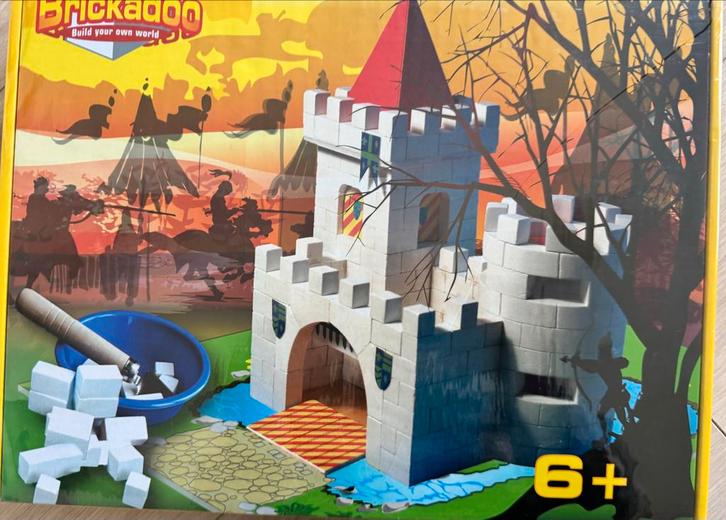 Brickadoo Bouwdoos  met Cement & Steentjes, Kinderen en Baby's, Speelgoed | Bouwstenen, Nieuw, Overige merken, Ophalen of Verzenden