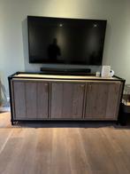 Mooi tv-meubel / dressoir van timmerman, Ophalen, Gebruikt, 150 tot 200 cm, Minder dan 100 cm