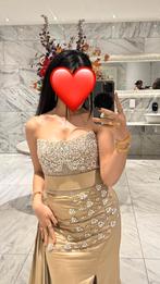 Galajurk avondjurk feestjurk maat 34, Kleding | Dames, Gelegenheidskleding, Galajurk, Beige, Ophalen of Verzenden, Zo goed als nieuw