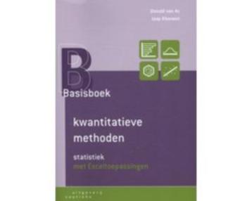 Basisboek kwantitatieve methoden 9789046903568 beschikbaar voor biedingen
