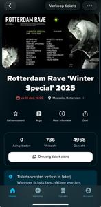 Rotterdam Rave Winter Special 2025, Tickets en Kaartjes, Drie personen of meer, December