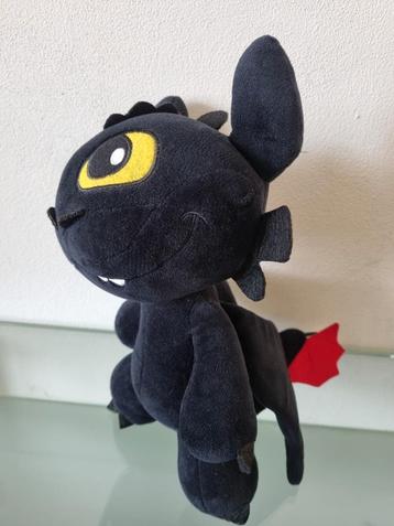 Orig,DreamWorks, DRAAK/DRAGON, Zwart,30cm,Label2014, Igst!  beschikbaar voor biedingen