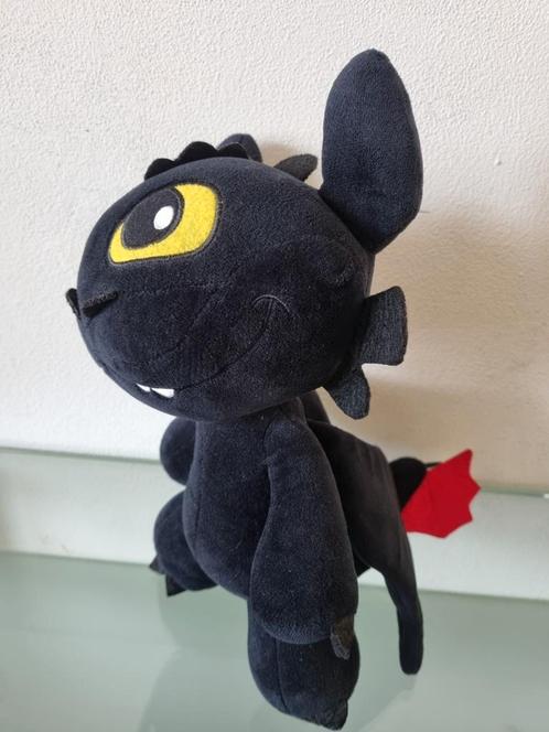 Orig,DreamWorks, DRAAK/DRAGON, Zwart,30cm,Label2014, Igst!, Kinderen en Baby's, Speelgoed | Knuffels en Pluche, Zo goed als nieuw