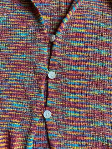 Korte top /trui met lange mouwen veelkleurig, maat S -nieuw beschikbaar voor biedingen