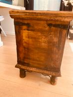 houten kist / opbergbox met houtsnijwerk, Ophalen of Verzenden, Zo goed als nieuw